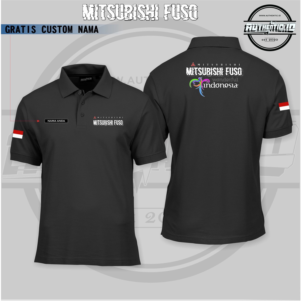 KAOS POLO MITSUBISHI FUSO PREMIUM QUALITY