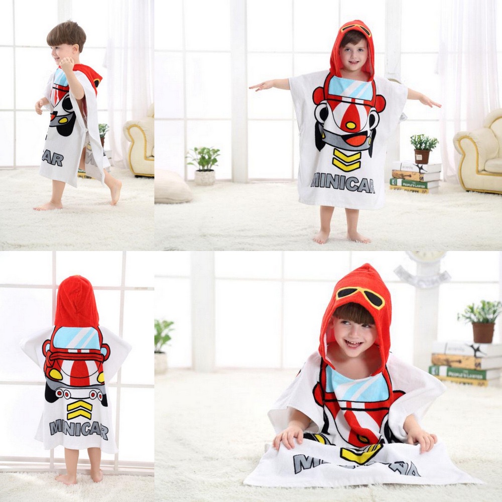 PUSAT17 BAJU HANDUK MANDI ANAK KARAKTER / HANDUK PONCO TOPI KARAKTER / HANDUK KIMONO HOODIE ANAK IMPORT / HANDUK RENANG / HOODIE TOWEL KIDS