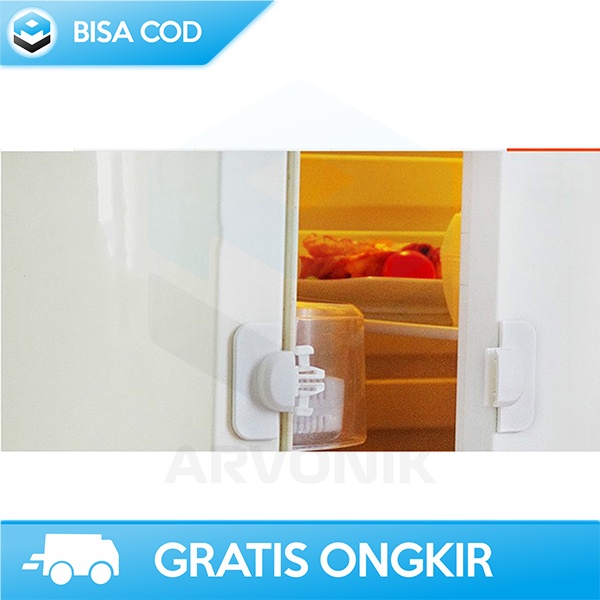 PENGUNCI KULKAS LEMARI LACI SAFETY LOCK SERBAGUNA PENGAMAN ANAK S1843