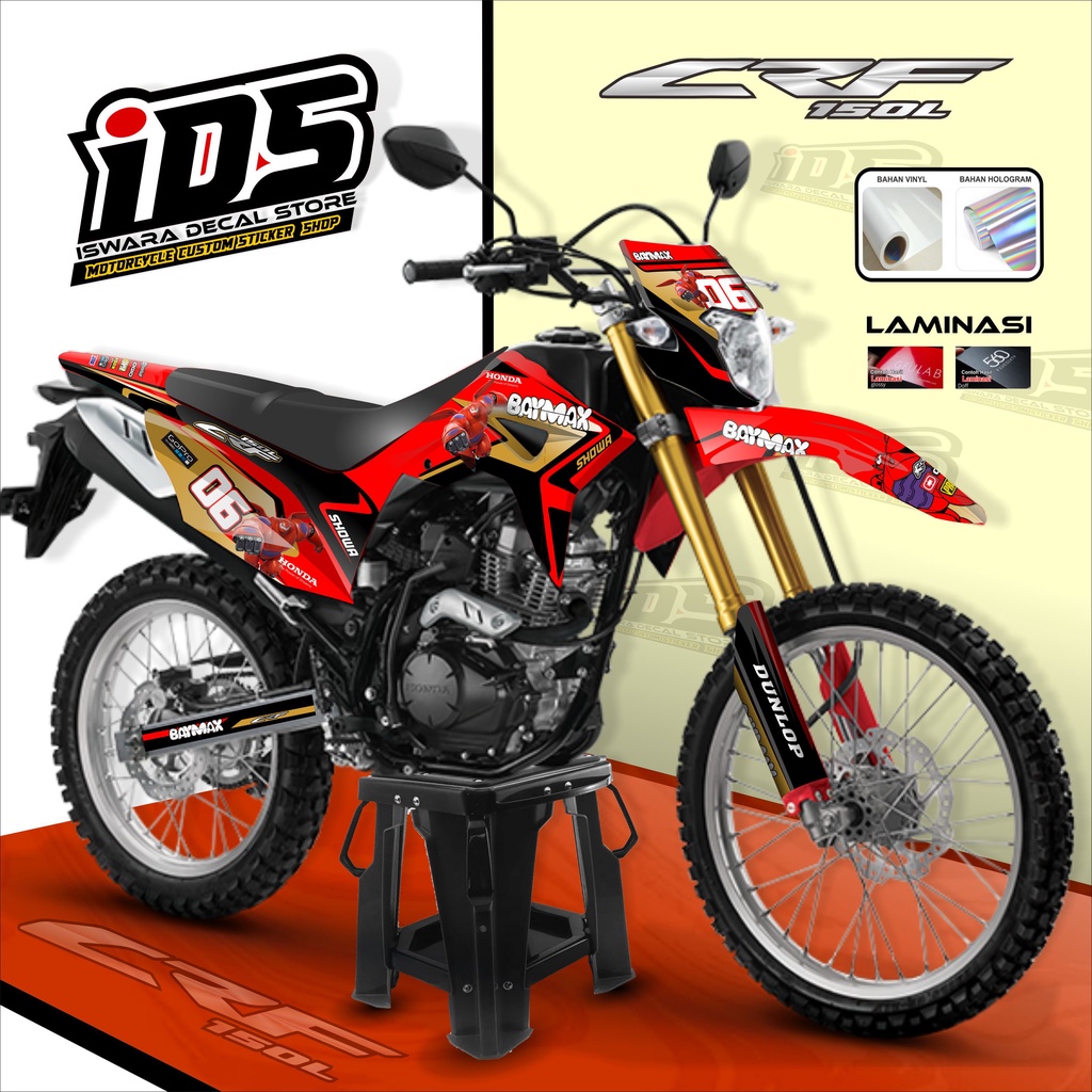 Decal CRF 150 L Full Body Stiker CRF 150L Full Body Dekal CRF 150L Baymax