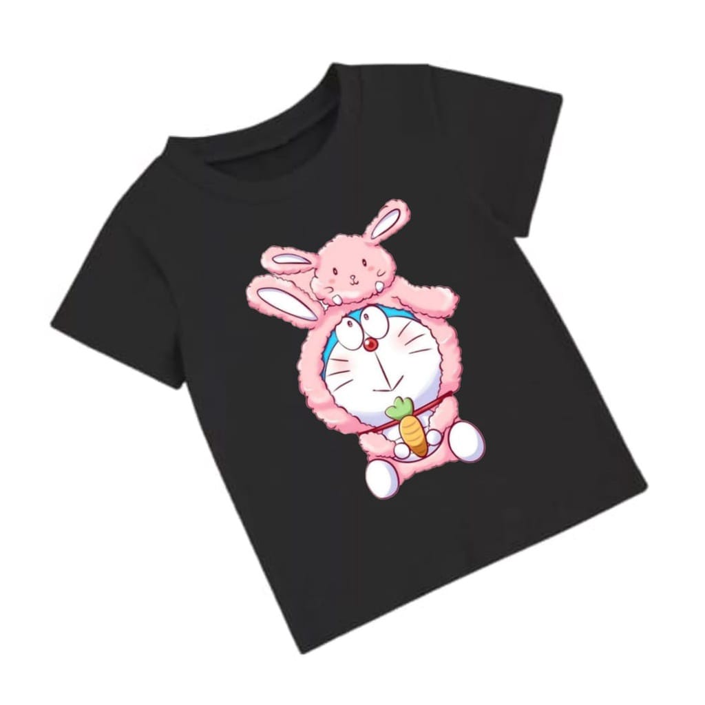 Hzl_outfit Baju Kaos Anak Perempuan Dora Moon Bunny COD