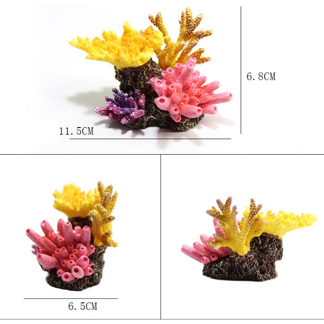 Medium Simulation Fake coral Karang Laut reef sea fish tank