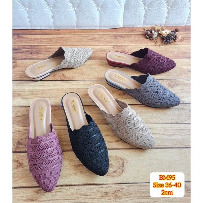 ABBUSHOES BM 95 sendal bapau karet import rengganis 2cm