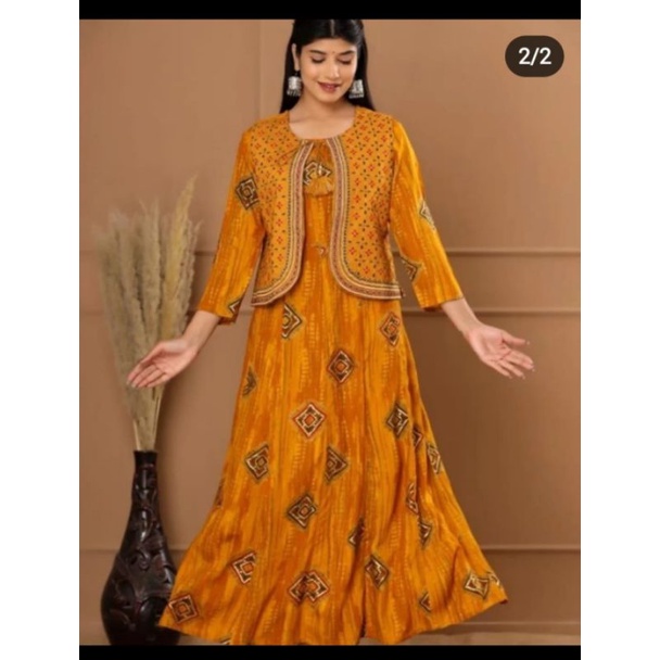 Gamis Hindi Model Rompi