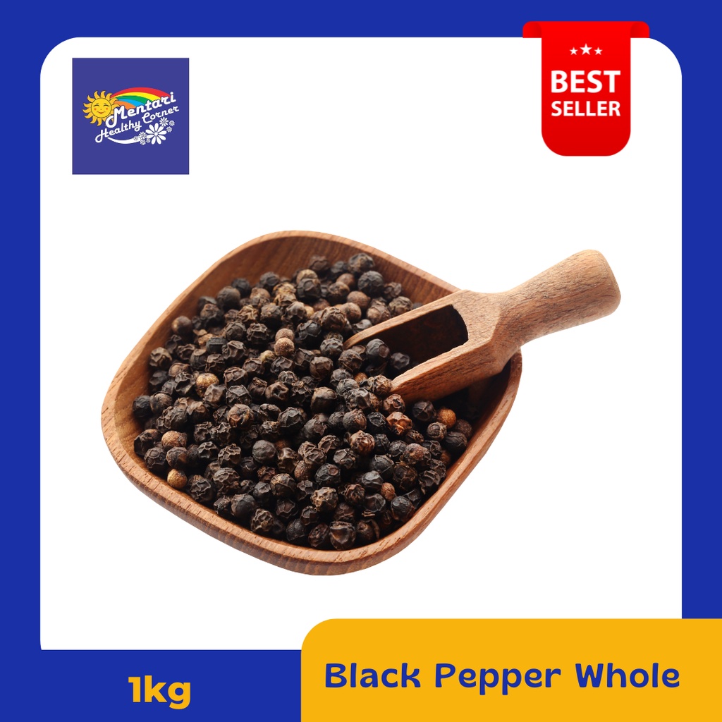 Lada Hitam Utuh 1Kg / Blackpepper Whole 1Kg