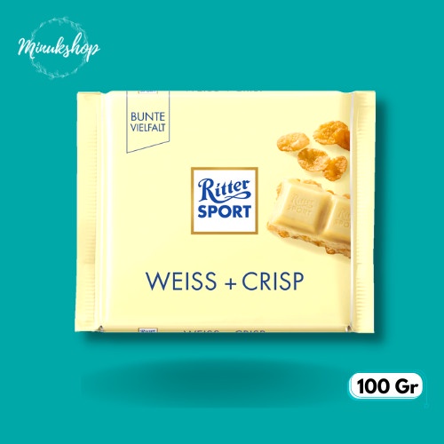 

Ritter Sport White Chocolate Weiss & Crisp - White & Crisp 100g