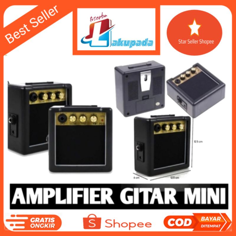 Amplifier Mini Gitar Elektrik/ Ampli Portable Speaker/ Bass/ Guitar