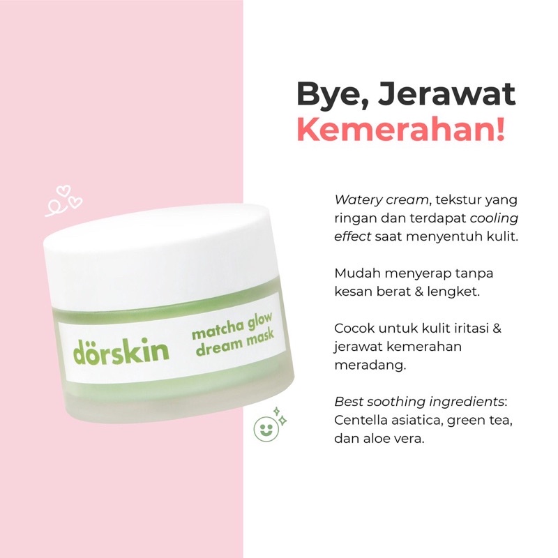 DORSKIN Matcha Glow Dream Mask