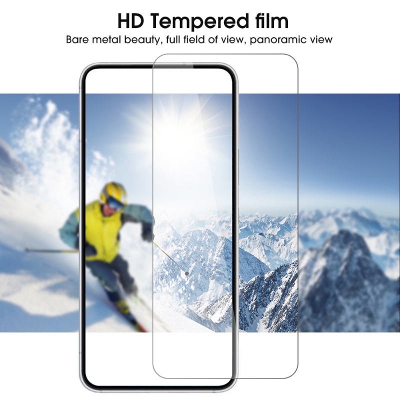 Telepon Tangguh Film Depan Tempered Glass Film Pelindung Cakupan Penuh Anti-Sidik Jari Film Layar Ponsel Berkualitas Tinggi Untuk Samsung Galaxy S23/S23 Plus/S23 Ultra