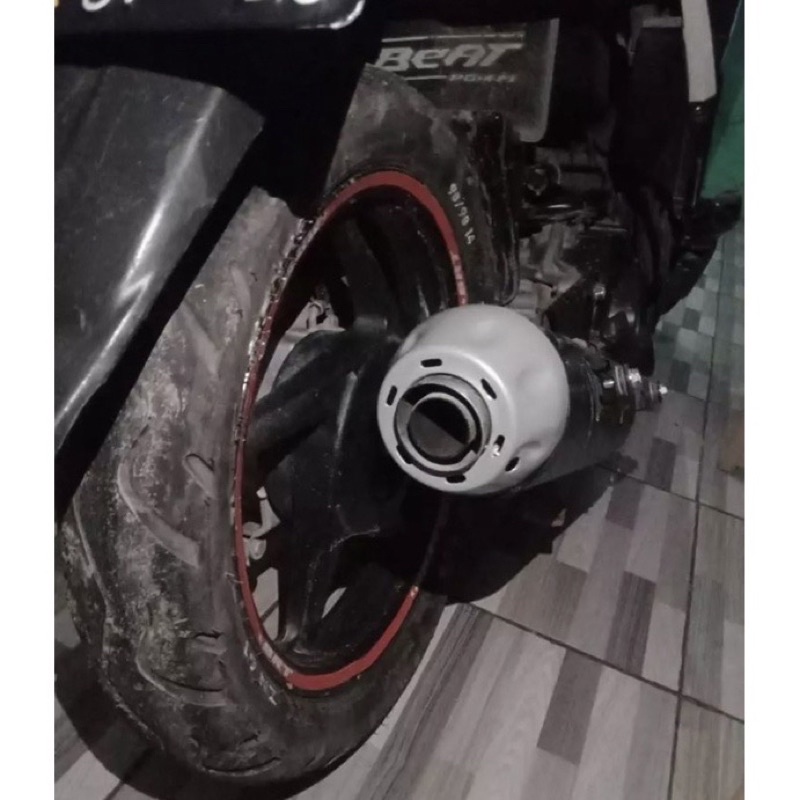 TERMURAH End Muffler Corong Knalpot Tsukigi Vario 125 Vario 150 PCX Universal Free Baut