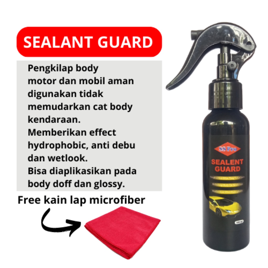 Jual Pengkilap Body Motor Dan Mobil Hydrophobic Sealant Guard Nano