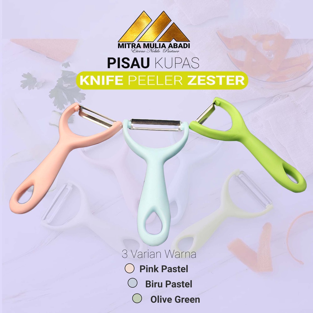 Pisau Pengupas Kulit Buah Sayur Wortel Kentang Apel Alat Kupas Fruit Peeler