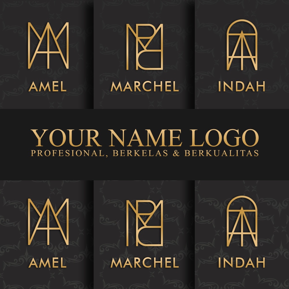 JASA DESAIN LOGO NAMA/LOGO UMKM/LOGO USAHA /LOGO NAMA