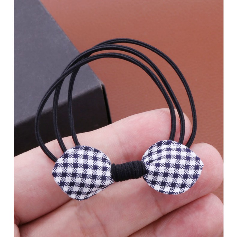 ⭐️𝐈𝐇𝐒 𝟎𝟏𝟑 𝐋𝐚𝐦𝐩𝐮𝐧𝐠⭐️Ikat Rambut Korea Motif Lucu Rubber Band Korean Style Fresh Leather Rope Fabric Bow