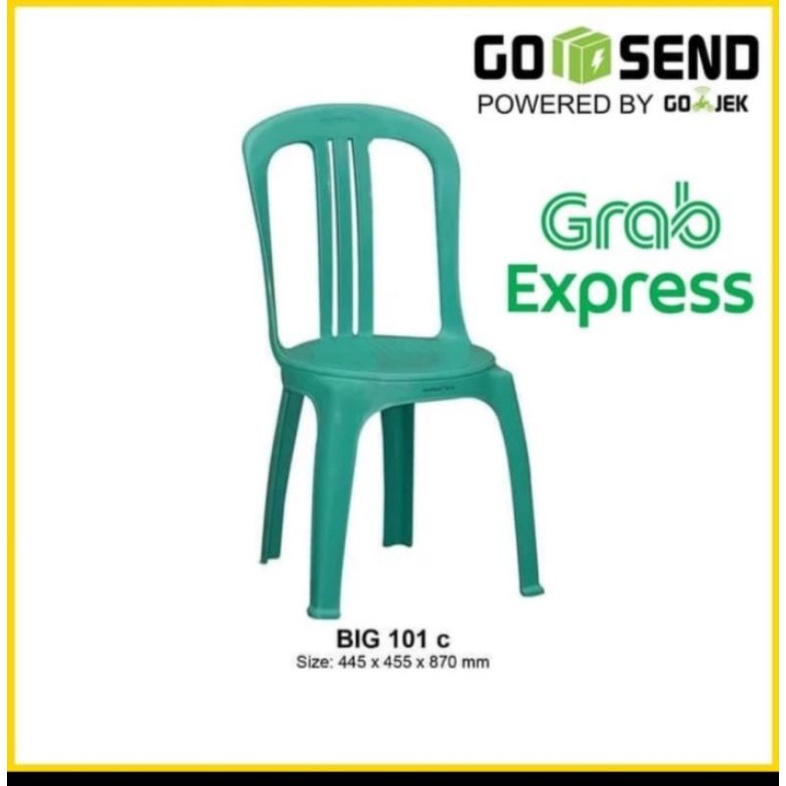 kursi napolly/bangku sender napolly/kursi sandar plastik
