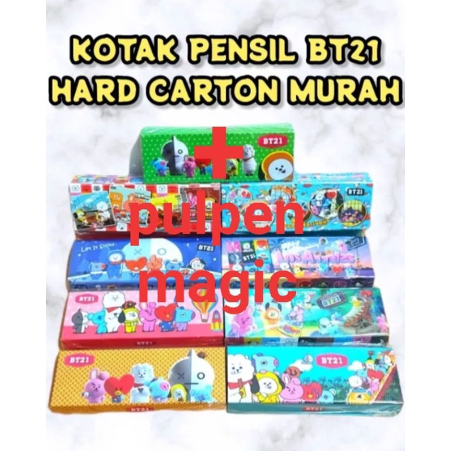 

KOTAK PENCIL MAGNET BAHAN HARD KARTON+BOLPOINT MAGIC