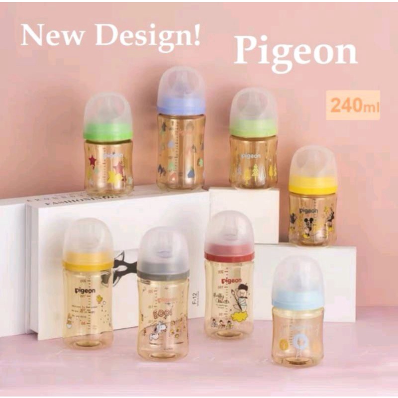 NEW Pigeon PPSU Wide Neck Gen 3 size 160 ml &amp; 240 ml