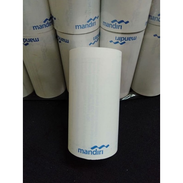 

( 10 ROLL ) kertas thermal logo bank mandiri 57x30