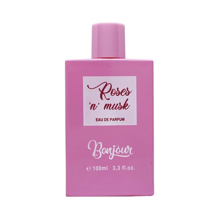 Bonjour Roses N Musk Parfume Woman Eau De Parfum 100 ML | Perfume Wanita Wangi Woody Tahan Lama EDP