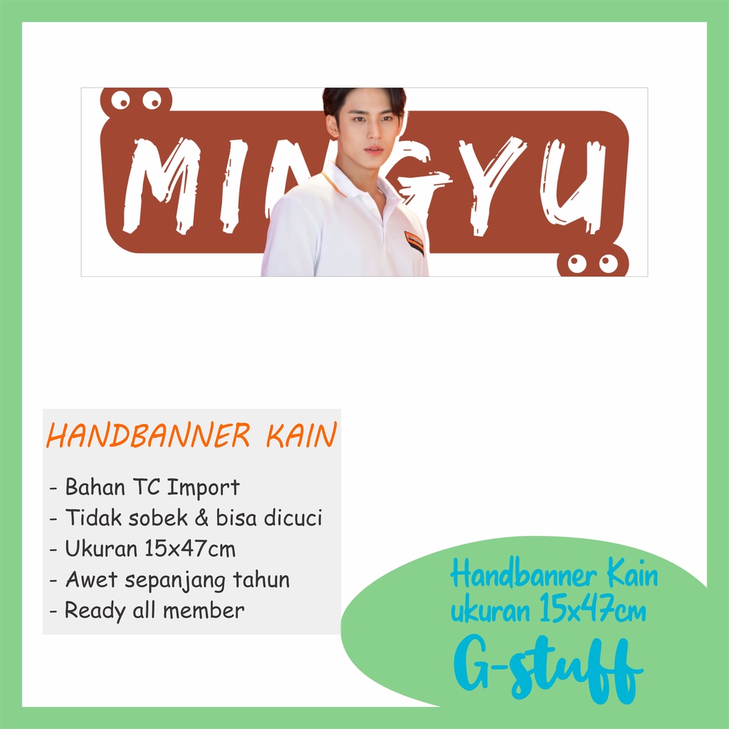 SLOGAN HANDBANNER KAIN SEVENTEEN