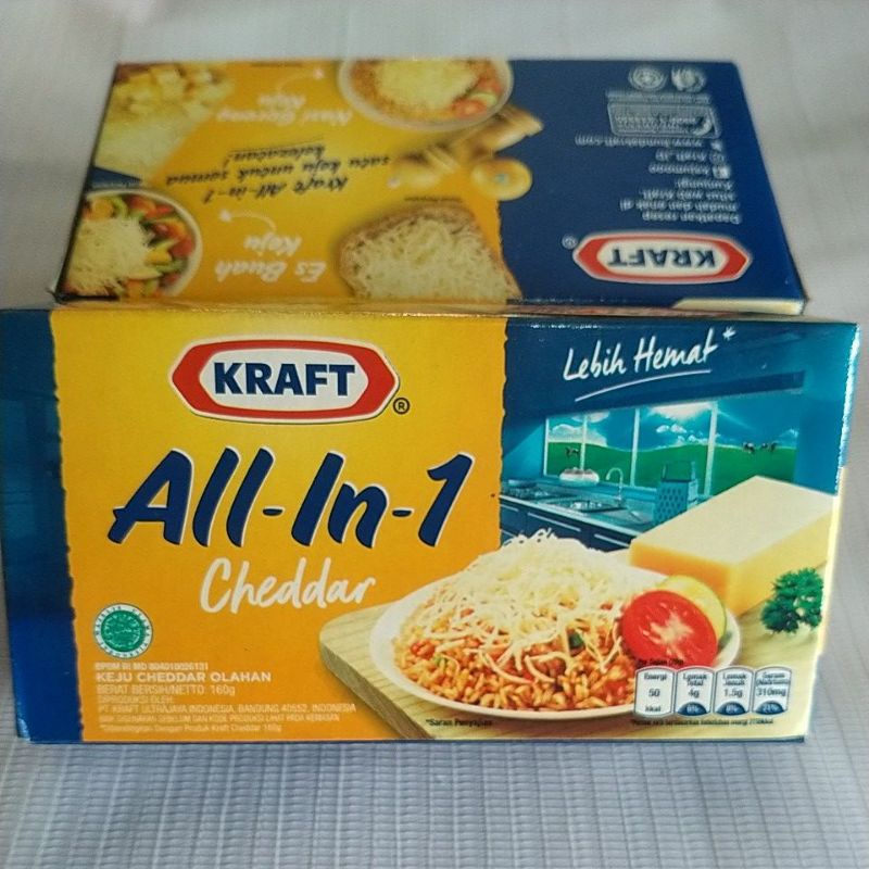 

Kraft All in 1 cheddar 160gr