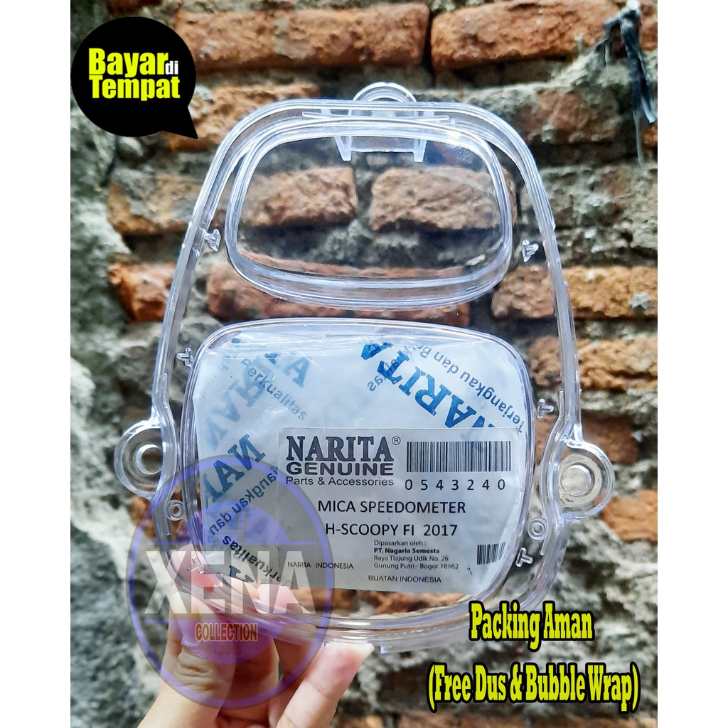 Mika Kaca Spedo Meter Scoopy Fi eSP LED K93 2017 - 2019 JKT 37211-K93-N01 / Mika Speedometer Scoopy FI 2017/2018 2019 (Kaca Kilometer/Kaca KM/Kaca Kilo Meter)