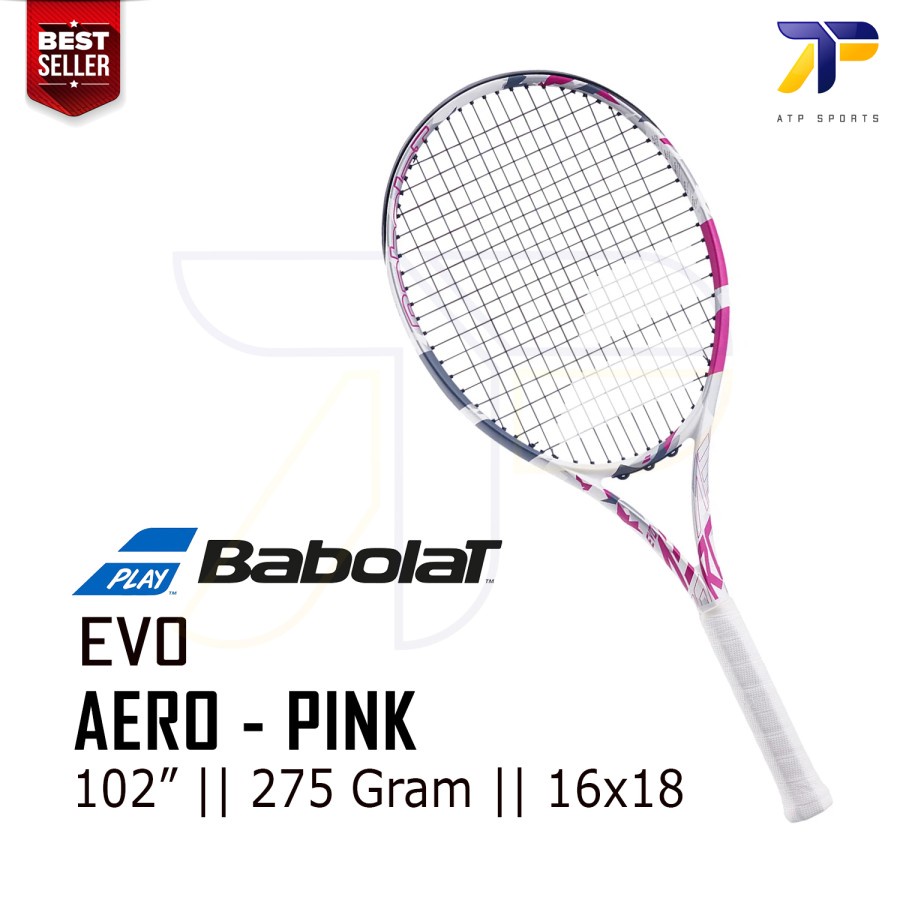 Babolat Evo Aero Lite Pink Tennis Racket (2023