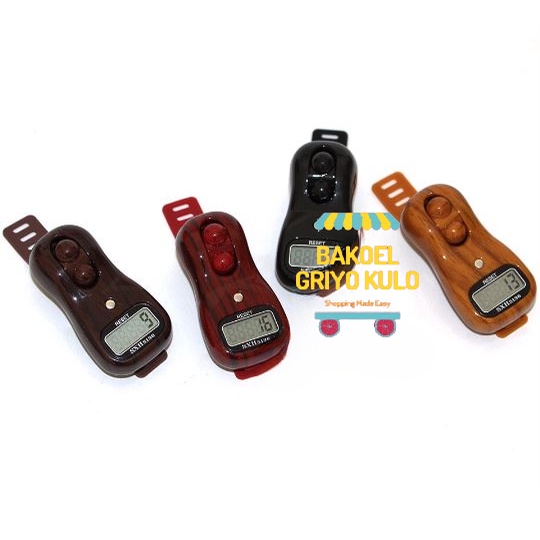 Tasbih Digital Kayu Gulir Modern Model Terbaru Tasbeh Alat Hitung Jari Gulir Premium Import Murah Fi