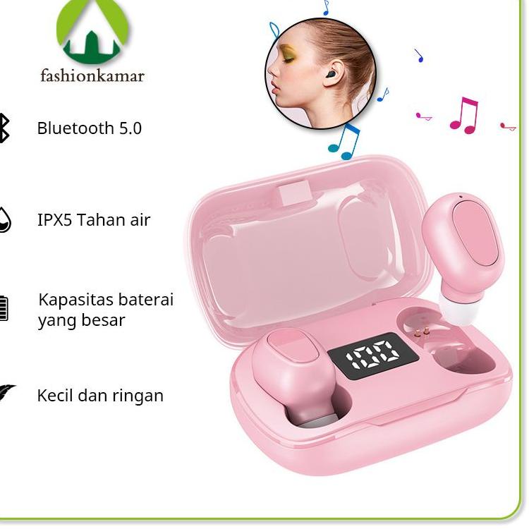 ➦ Earphone TWS-L21 PRO Wireless Bluetooth untuk Android & iPhone Versi Bluetooth 5.0 ☀