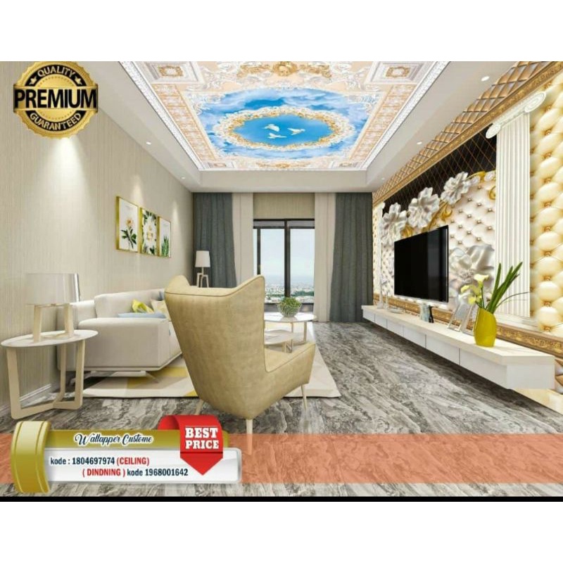 WALLPAPER PLAVON | WALLPAPER ATAP | STICKER PLAVON LANGIT LANGIT