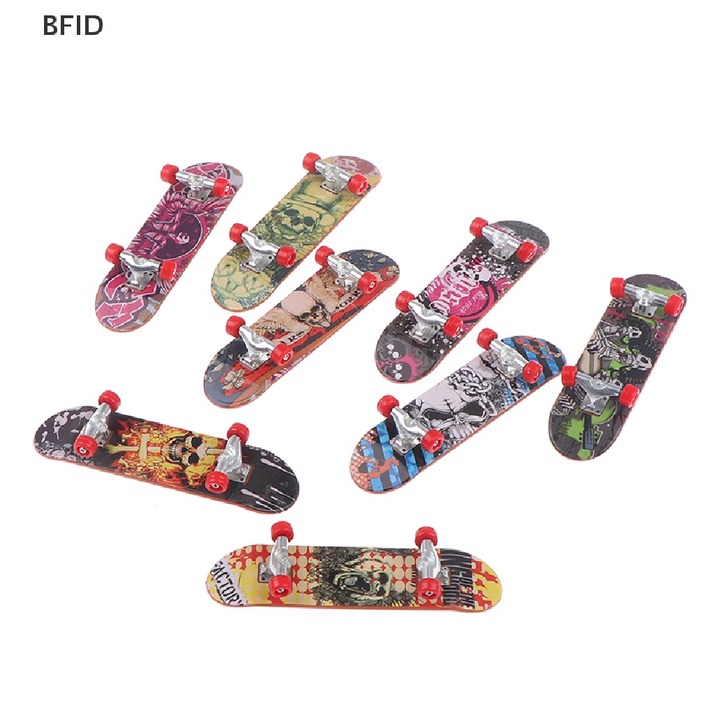 [BFID] Fingerboard Mini Finger Skateboard Mainan Skateboard Skuter Skate Jari Plastik [ID]