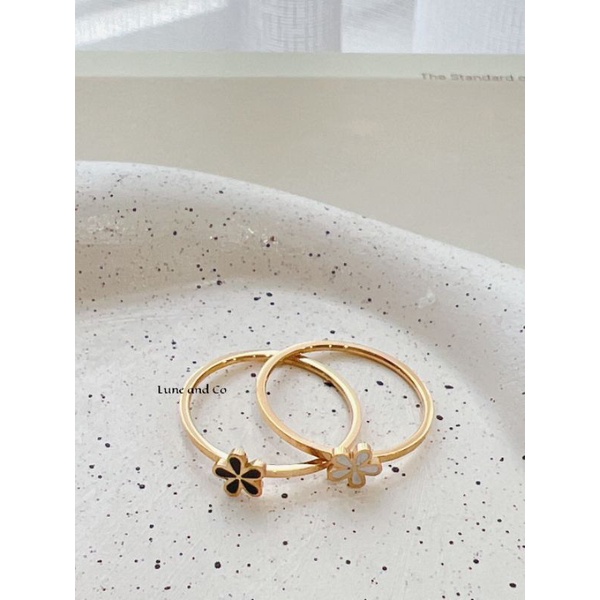 Cincin Daisy 2in1( isi 2) Fashion Titanium CS109