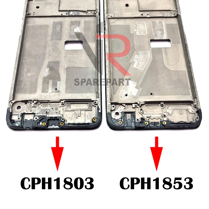 TULANG TENGAH OPPO A3S / BEZZEL / MIDDLE FRAME