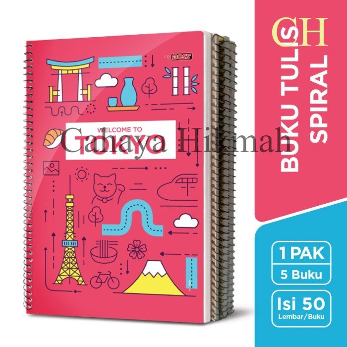 

BigBoss Buku Tulis Spiral 50 Lembar berkualitas