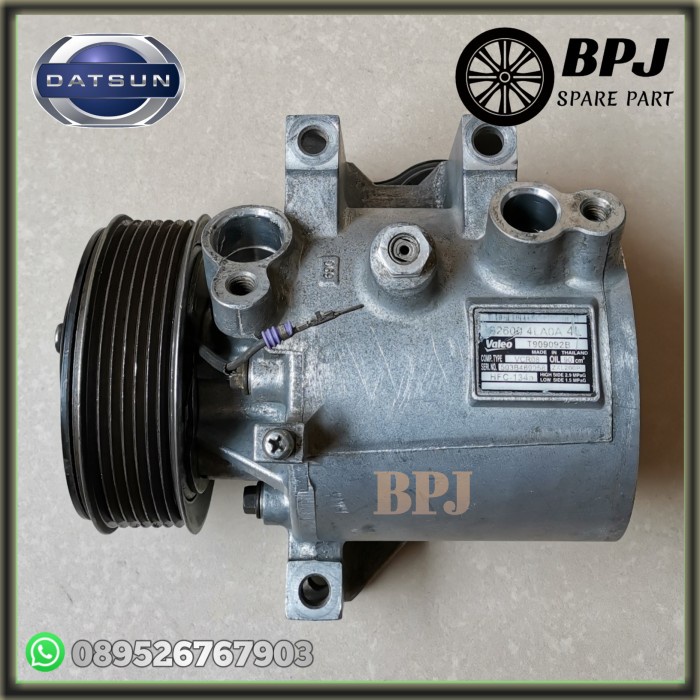 {BEKAS} Compressor Compresor Kompresor AC Datsun Go Go Panca 2016up ORI VALEO Berkualitas