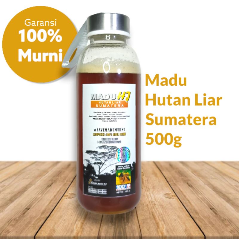 Madu Hutan Asli Murni 100% Original Tanpa Campuran Lebah Liar Apis Dorsata Tawon Gung 125g 300g 500g