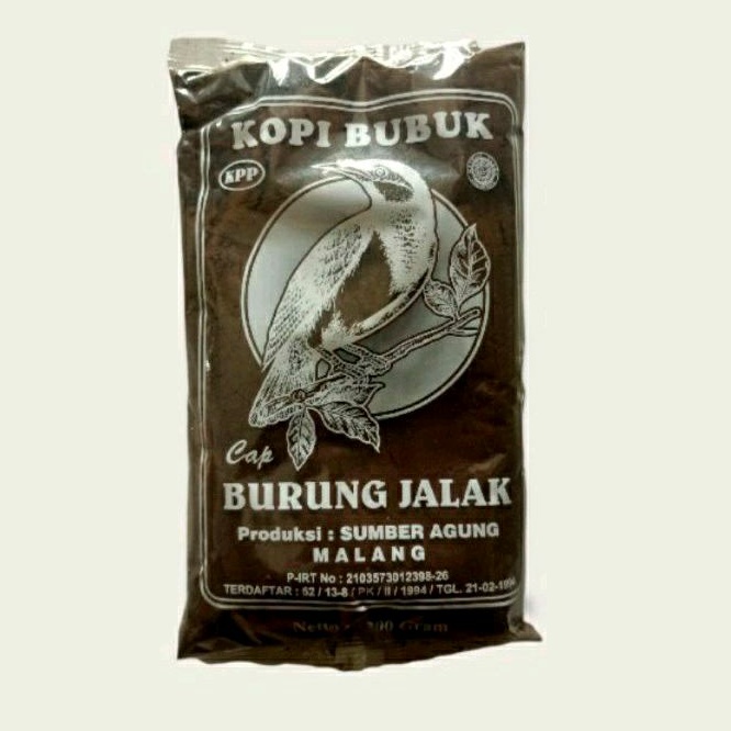 

CAP BURUNG JALAK KOPI BUBUK 200gr / KOPI JALAK / KOPI BUBUK KHAS MALANG / KOPI BUBUK MURAH