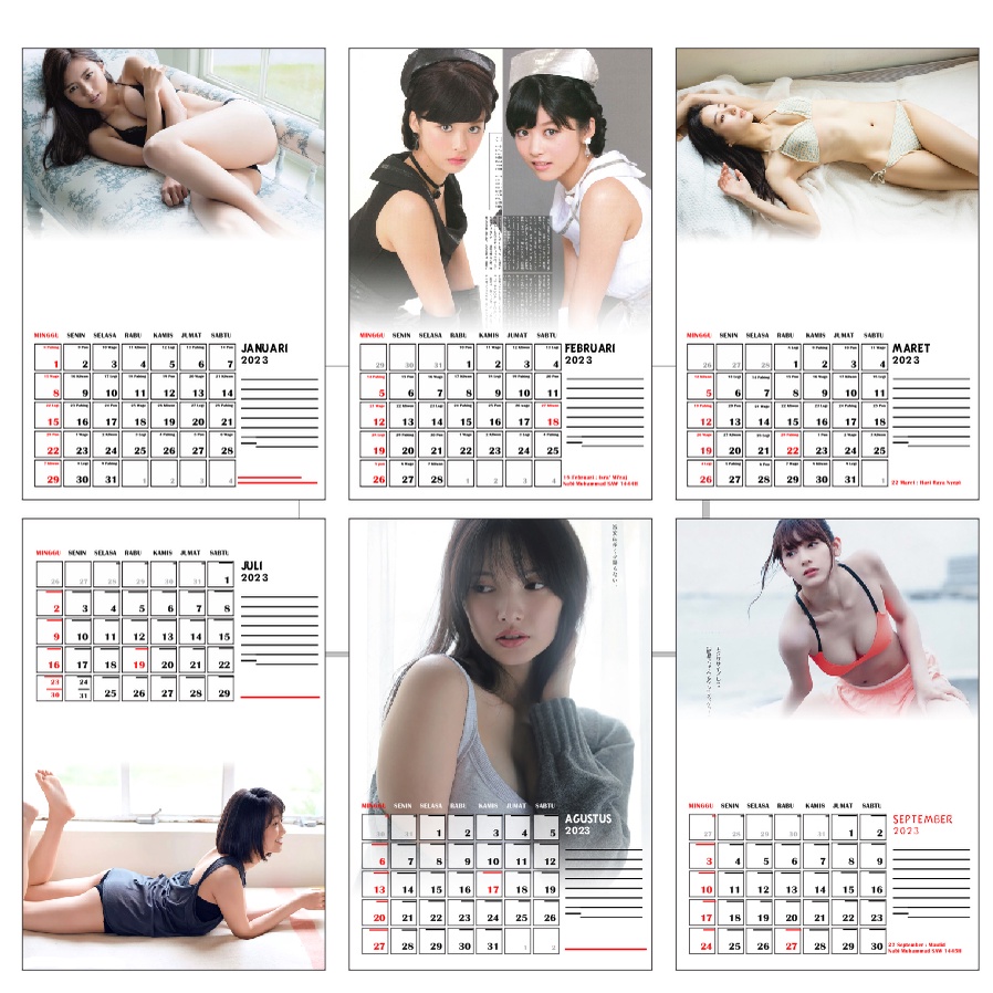 

Kalender Meja 2024 KAMEN RIDER HEROINE Calendar Cartoon bisa custom desain bebas