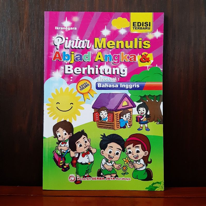 Pintar Menulis Abjad Angka & Berhitung Buku Aktivitas Belajar Anak PAUD TK