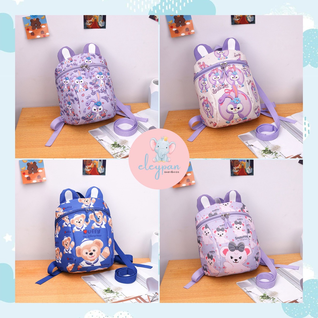 Tas Ransel Anak Model Korea Fashion Motif Teddy Bunny Backpack Anak