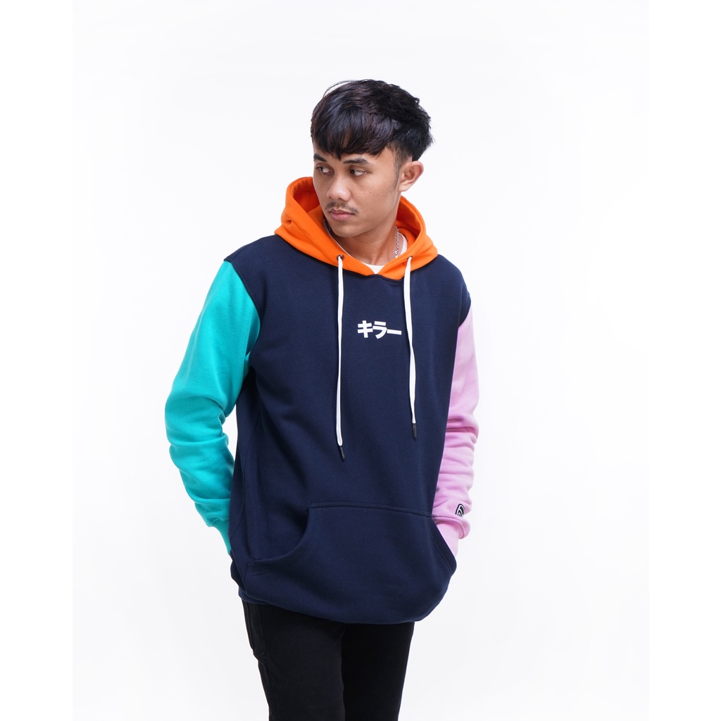 JAKET HOODIE FRIDAY KILLER | YONSHOKU NAVY HOODIE