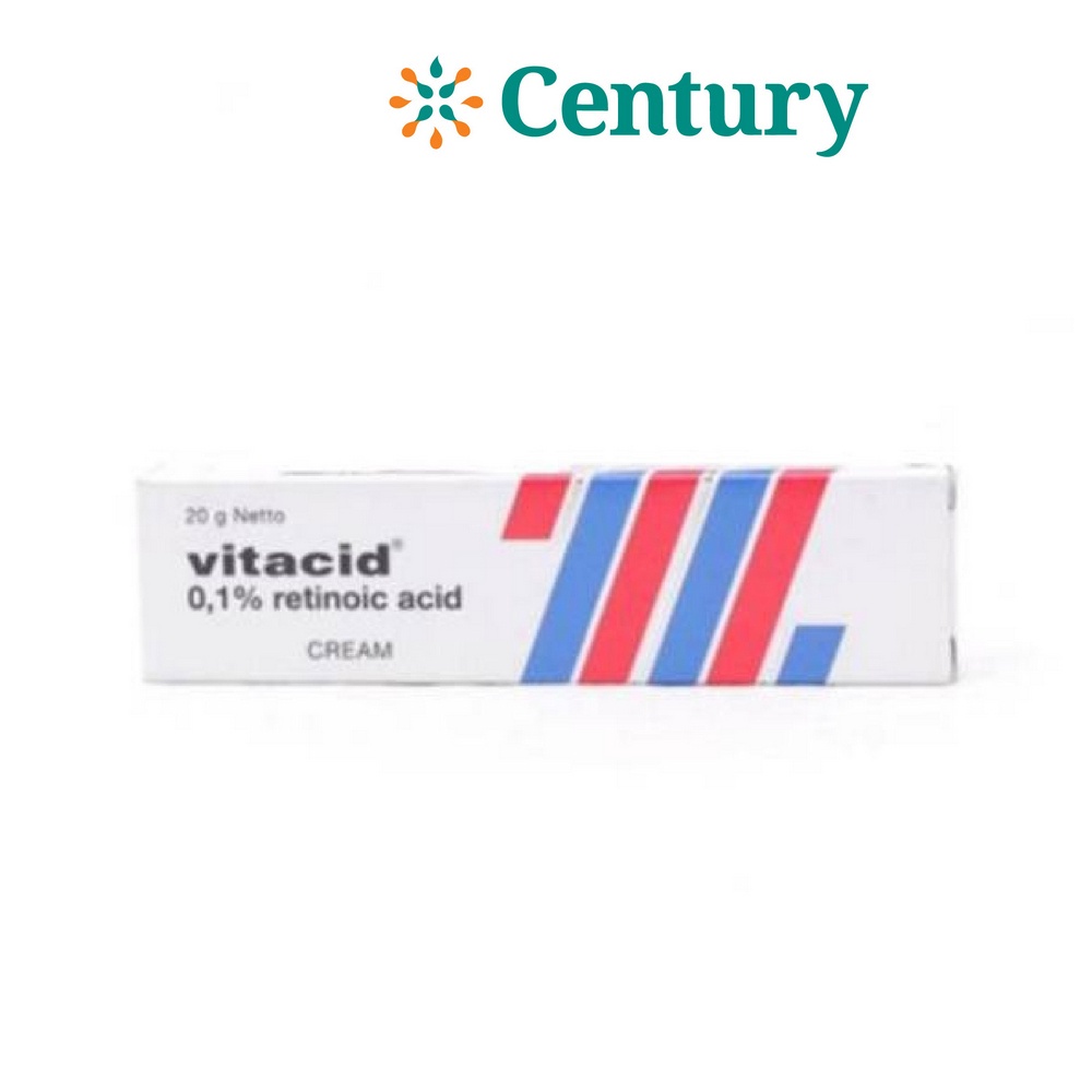 Jual VITACID 0,1 CREAM 1 TUBE ISI 20 GR/RETINOIC ACID/CREAM JERAWAT