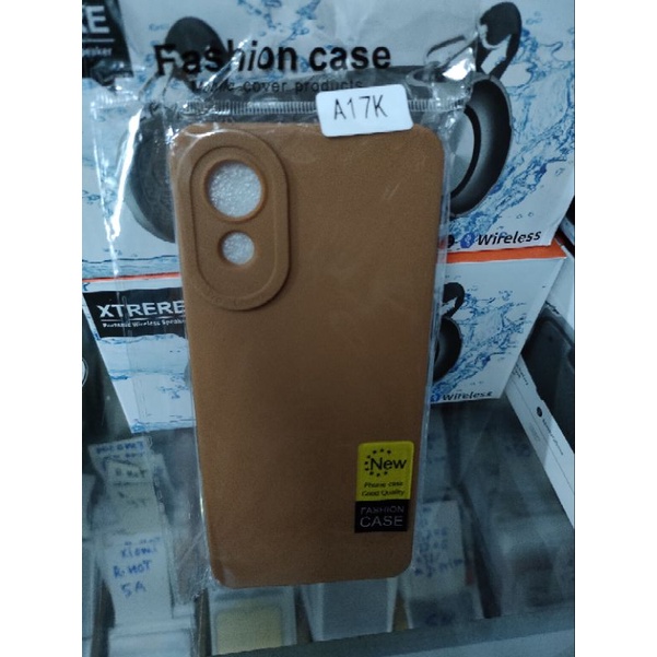 Softcase Oppo A17K Silikon Casing Case Macaron Pelindung Pro Camera