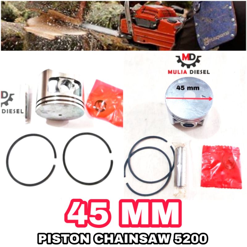 Piston Seher Canting Chainsaw Mini 5200 5800 588 598 45 MM 45MM