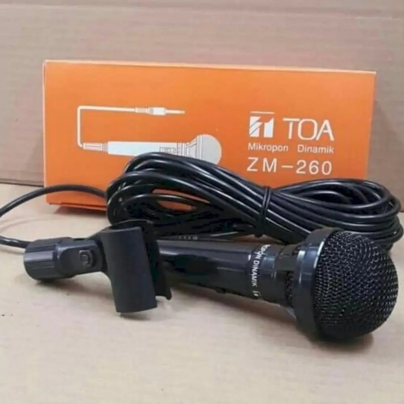 TOA MICROPON DINAMIC ZM 260 MIC KABEL TOA ORIGINAL