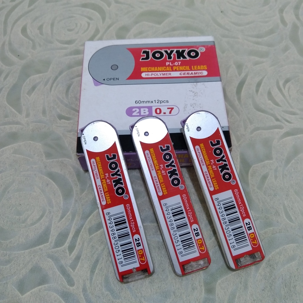 

Isi Pensil Mekanik Joyko PL-07 / 2B / 0.7 mm