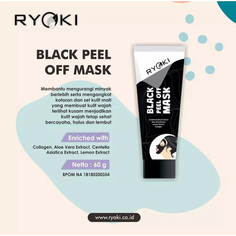 RYOKI BLACK PEEL OF MASK 60ML