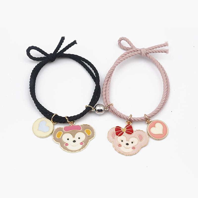 foreveryoung.co.id Gelang Magnet Couple 1 Pasang Isi 2 Pcs Gelang Tali Couple Magnet Attract Persahabatan Bracelets