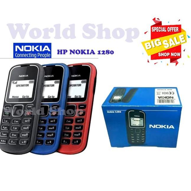 Trendy ✓ HANDPHONE NOKIA HP JADUL 1280 SIM GSM