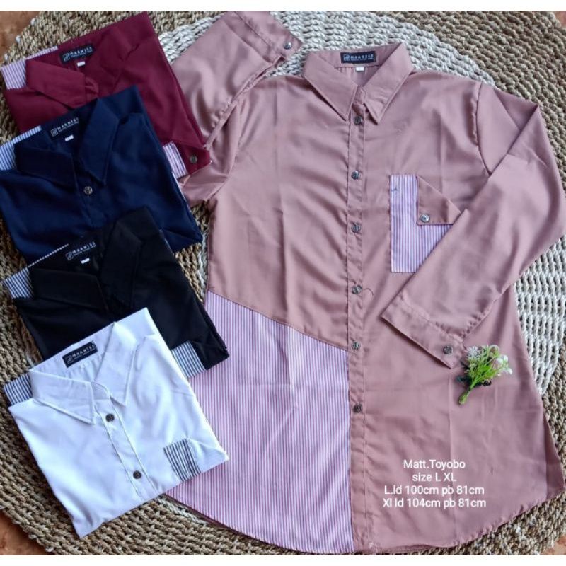 tunik santri putri // tunik toyobo // atasan santri putri